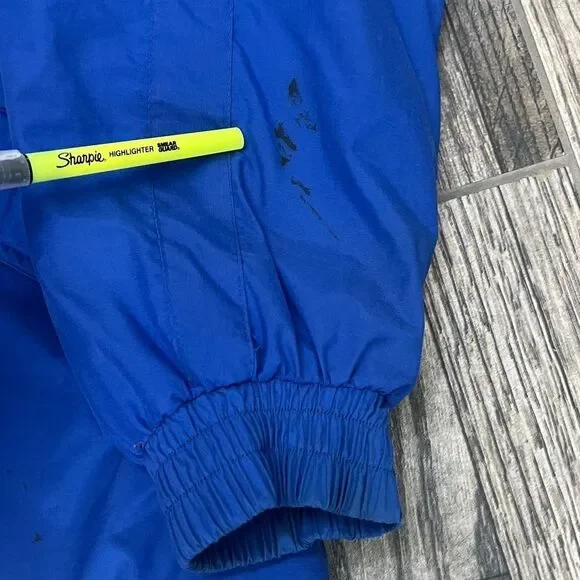 🔥🏈 Vintage NEW YORK GIANTS NFL Apex One Parka Puffer Jacket Blue/Red Sz M - GU